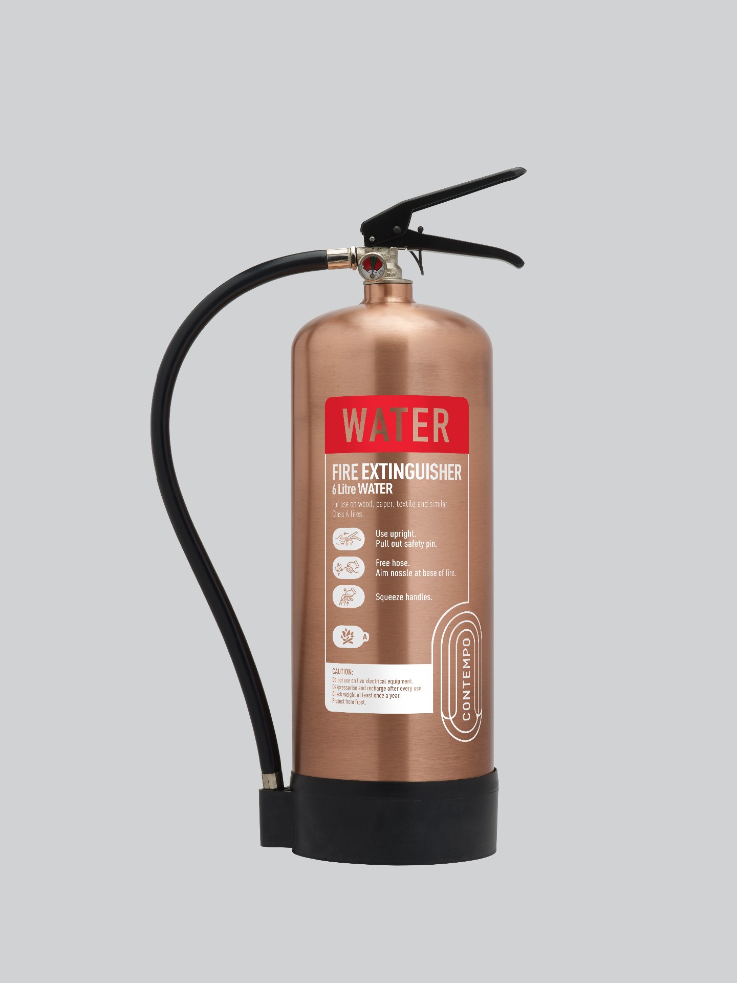Midland Fire - First Class Range - 6 Litre Afff (Foam Spray) with a golden shine finish