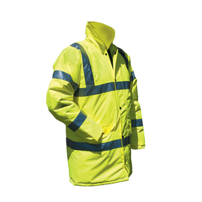midland fire - luminescent yellow fire marshal jacket
